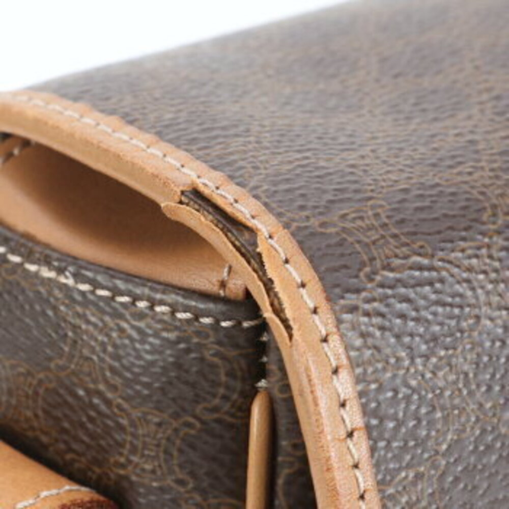 Celine Macadam Triomphe leather shoulder bag hand tote VVV - Picture 7 of 9
